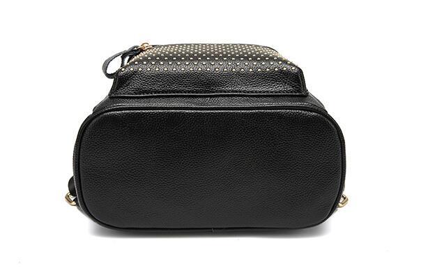 Casual Bee Ladies Leather Rivet Backpack