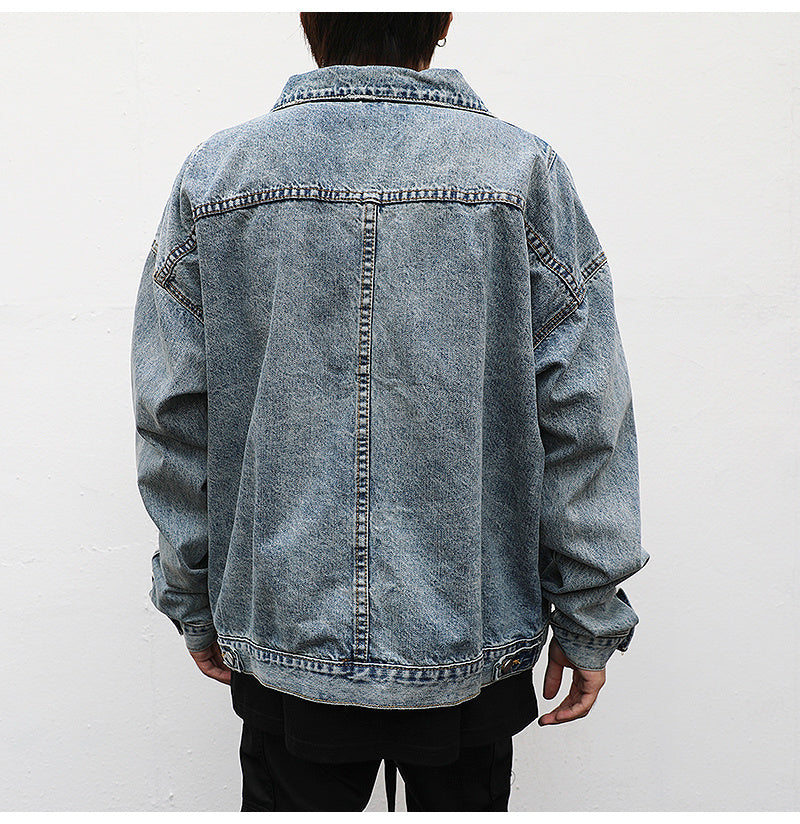 Loose denim jacket