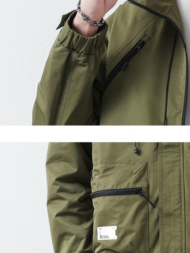 Autumn New Men's Hoodie Workwear Jacket Coat