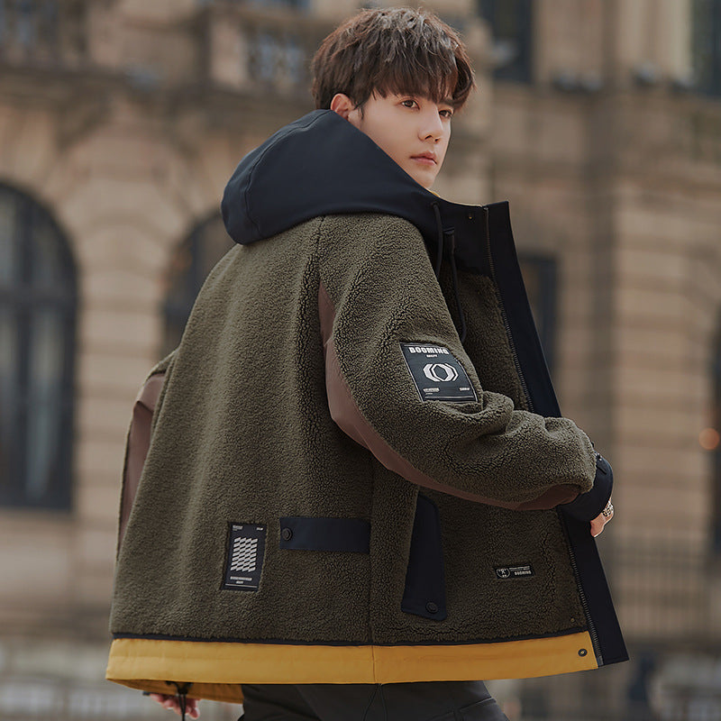 Hooded Down Jacket Men's Autumn And Winter Fashion Brand